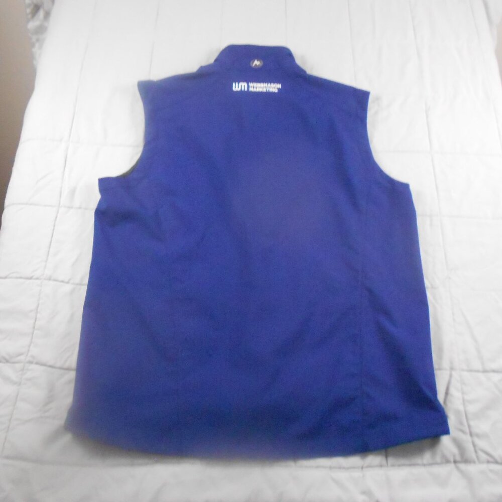 MARMOT VEST MENS SIZE XL‎ BLUE PUFFER POCKETS